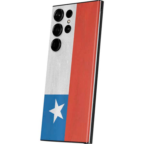 Chile Flag Distressed Galaxy Skins